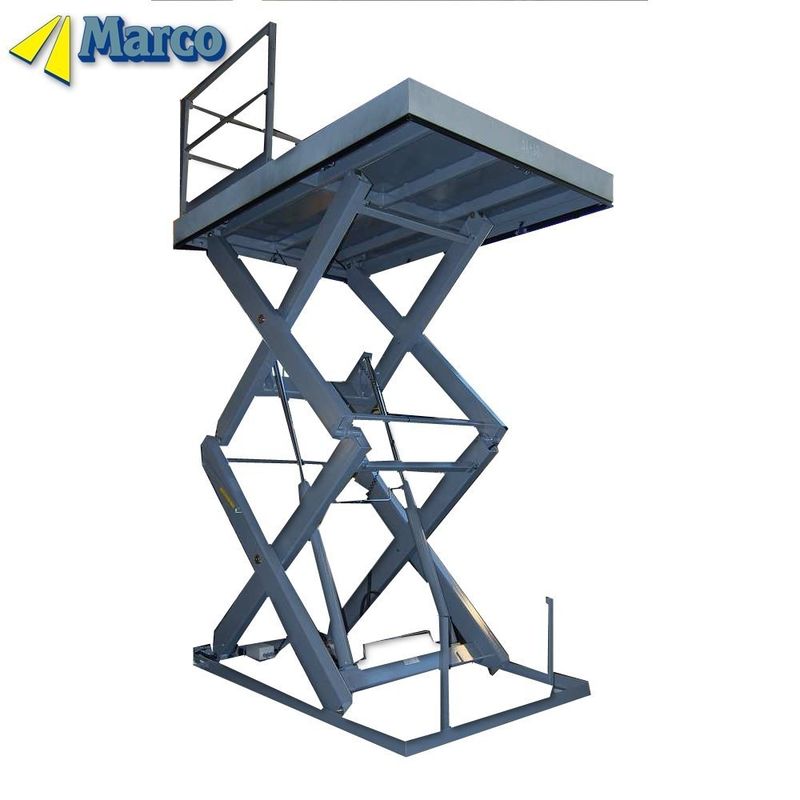 Специальный уровень веса Marco Goods Lift Гидравлическая ножничная подъемная платформа на двух фиксированных уровнях